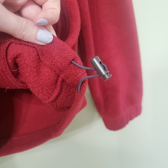 Columbia Full-Zip Fleece Red Size Small - Picture 4 of 10